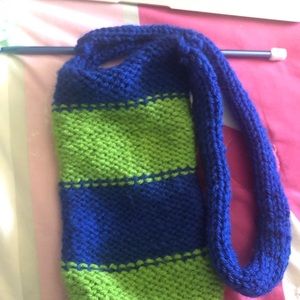 Knitting machine Made waterbottle holder